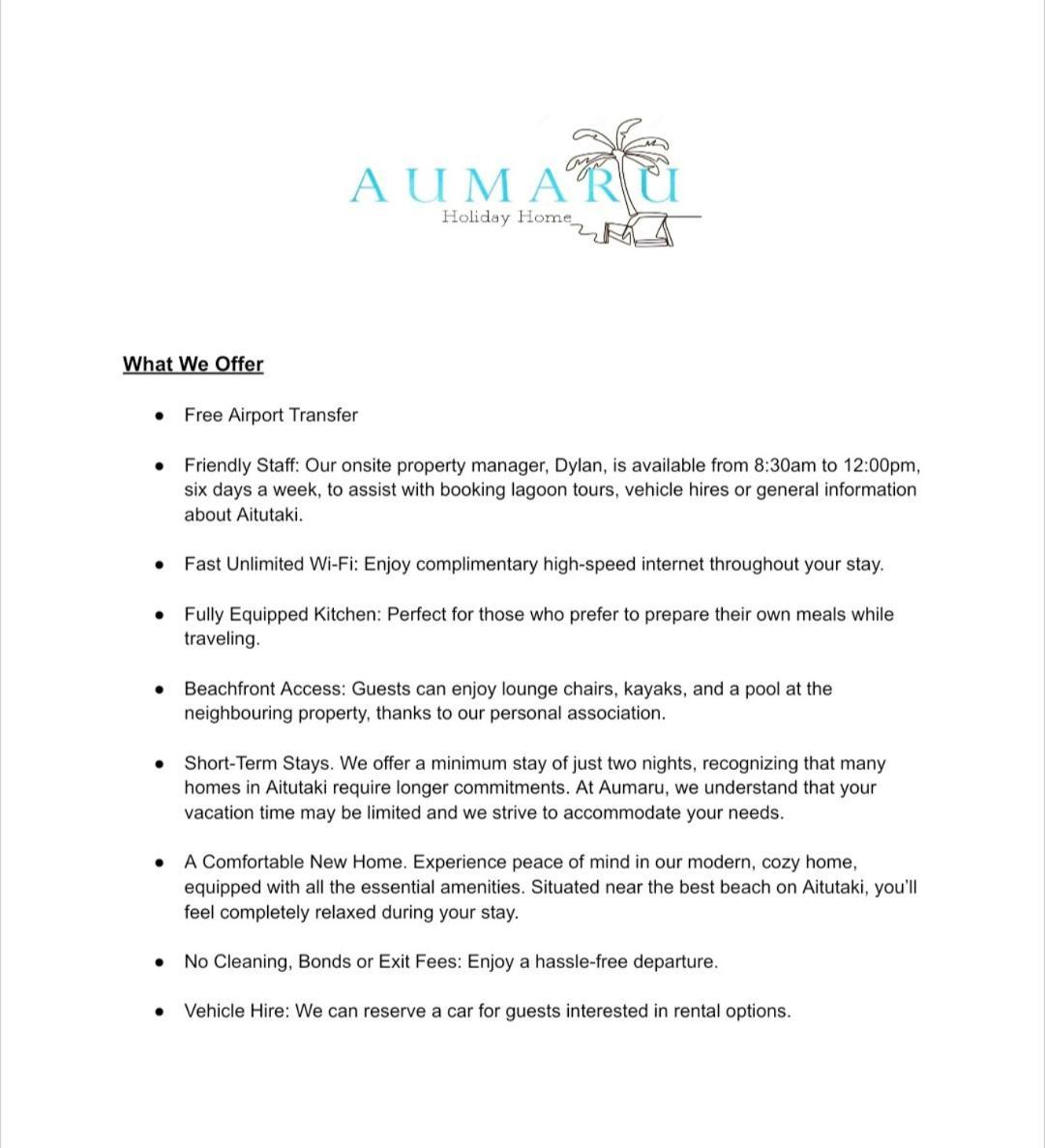 Aumaru Holiday Home Amuri Ngoại thất bức ảnh